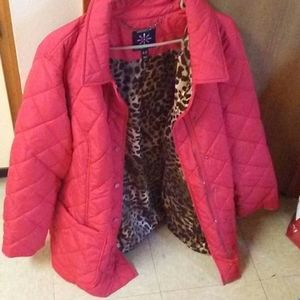 Isaac Mizrahi Red Coat